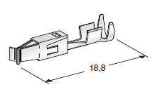 [1108260] For SEAL CONNECTORS - JPT-WP F280 - Cable cross-section: 0.5-1.5mm² - Material: CuSn-Sn 