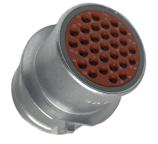 [HD34-24-31PT B019] Connetor round -31-way - Aluminium - Serie HD34