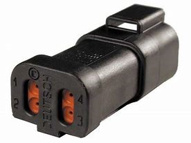 [DT04-4P-CE03] Deutsch Housing for Male Terminals 4-pin DT-series - Version CE03