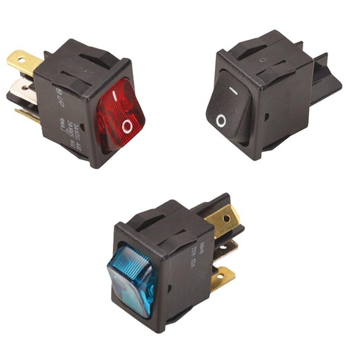 [632-432-4B-KD] Device switch - 0/I - green