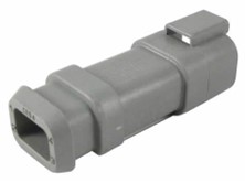 [DT04-2P-CE04] Deutsch Male Connector 2-way DT-Series - version CE04 - without Wedgelock W2P