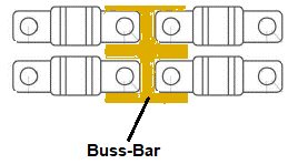 [EGB-MMSB4I] 4-way Havy Duty Midi Buss-Bar for EGB-MMS6.x