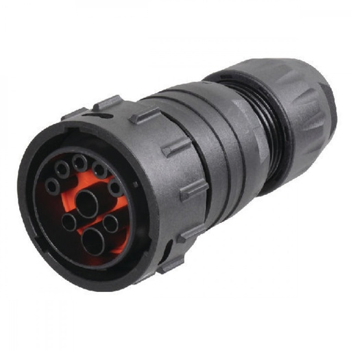 [P6-24-91SN-IBIC] ISOBUS Connector Plug IBIC 12V - 9 way - without cap
