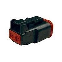 [DT06-2S-CE06] Socket housing 2-pin DT series - black