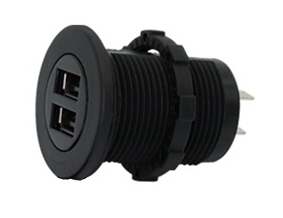 [DS2013-0] USB socket double A port 4,2A ( 2 x 2,1A) without cover - without LED light