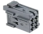 [965640-3] TE socket housing cable JPT total number of poles 6 pitch: 5 mm