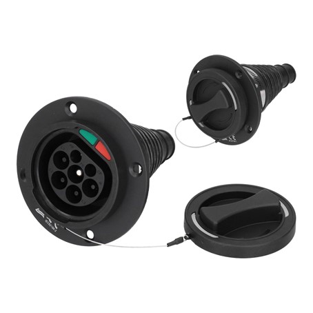 [T2.M.0001] Charging socket type 2 male - IEC62196-2 - 16A - total charging power 22kW - 3-phase version