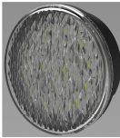 [LH.X.0018] LED headlight with indicator - position light - daytime running light - round D: 83.4mm