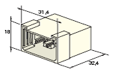 [4510250] 6-pin connector housing 