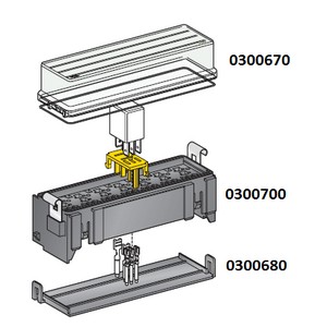[0300700] Relay box - micro relay holder 7-pol. 