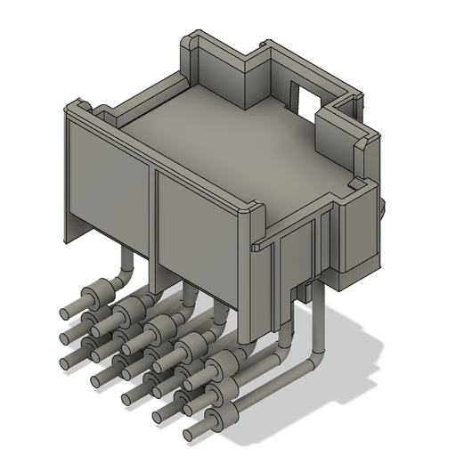 [400419AYE] 400419AYE Plug connector JPT 15-pin yellow - 90° - Pressfit Technology