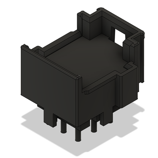 [400200ABU] JPT 9-pin plug connector - Press-fit technology - blue