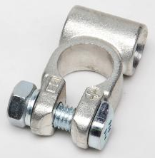 [0055042] Battery clamp (+) - crimp barrel, transverse, M8 - 35mm² 