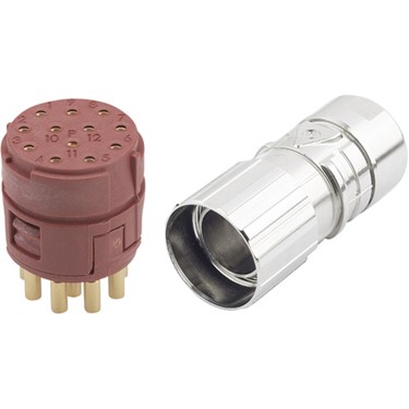 [75009702] EPIC® plug connector M23 12-pin in a set 75009702 EPIC® KIT M23 D6 12-POL FEMALE LAPP Content: 1 set