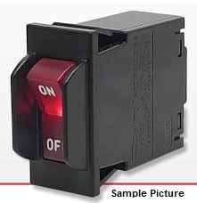 [MA1-B-24-240-1-A23-2-C] Carling Circuit Breaker M-Series - ON-OFF 0.4A  - one pole - non-illuminated - actuator: black - legend: white "ON-OFF" - delay "24"