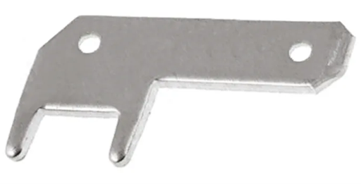 [1-725996-2] FASTON .110 flat plug, uninsulated, 2.79 x 0.79mm, plug