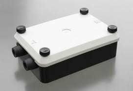 [B-618.0063] Cable junction box - 12-pin - with 6 grommets - cover with screw cap