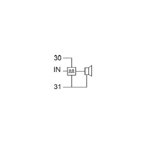 [BZ.300.000.00] Buzzer 3pol. alternierend ca. 3300Hz/100dB